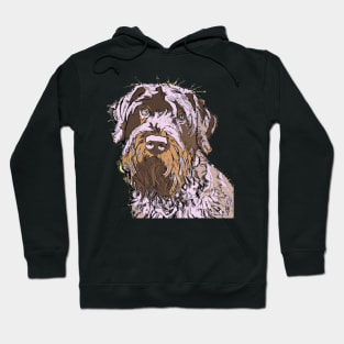 Wirehaired Pointing Griffons Pop Art - Dog Lover Gifts Hoodie